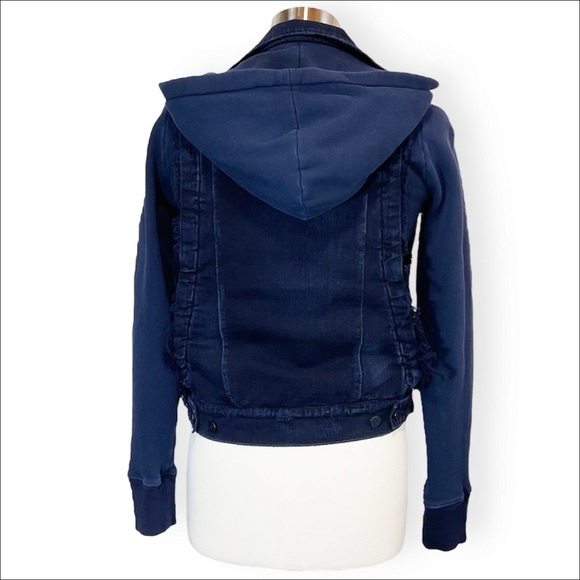 Citizens of Humanity Denim Hoodie Hybrid Jacket - Picture 6 of 11